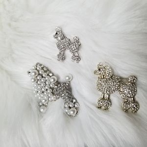 3pc Poodle Brooch Set